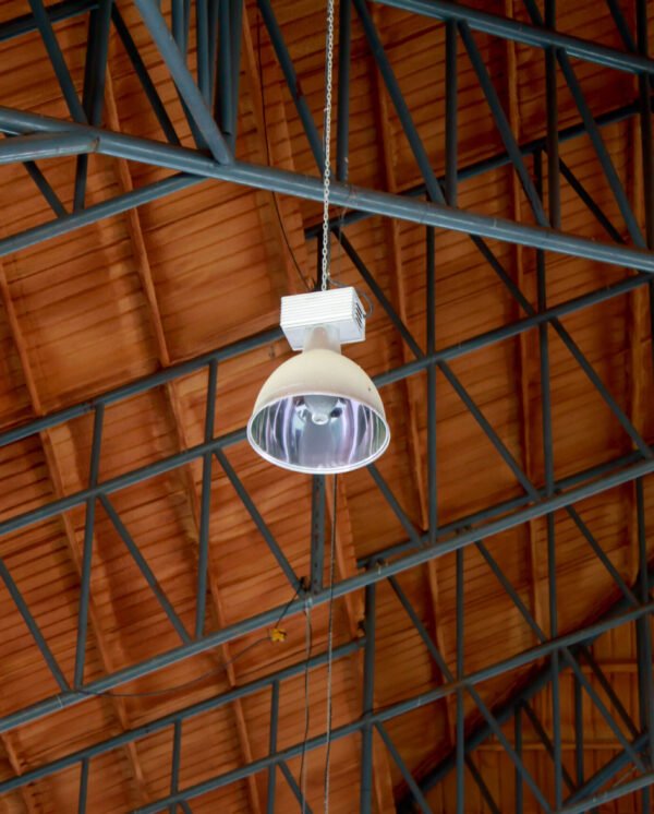 Single Lamp hang on the roof